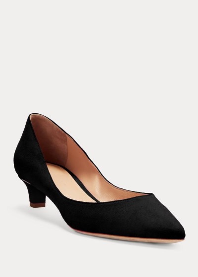 Women's Polo Ralph Lauren Sabryna Suede Pumps | 236507LQN